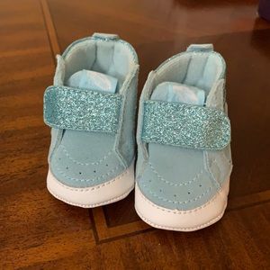 Vans- baby infant girl sparkly blue